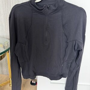 lululemon Black Quarter-Zip Women's Hoodie - Chicago Blackhawks